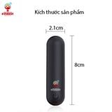  Trứng rung tình yêu silicon mini hình viên đạn rung 10 chế độ 