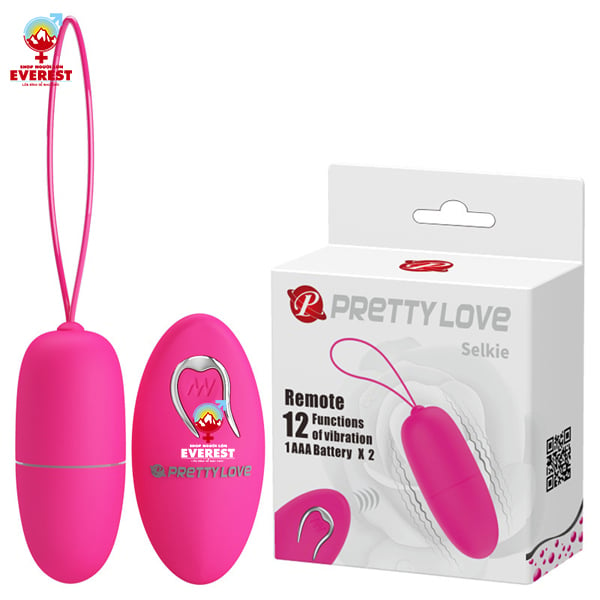  Trứng rung Pretty Love Selkie điều khiển từ xa 12 chế độ rung 