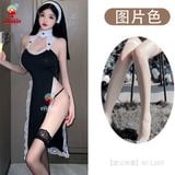  Váy ngủ cosplay nữ tu sĩ gợi cảm phối ren sexy 