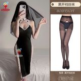  Váy ngủ cosplay nữ tu sĩ gợi cảm phối ren sexy 