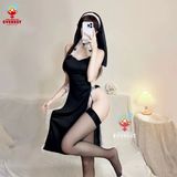  Váy ngủ cosplay nữ tu sĩ gợi cảm phối ren sexy 
