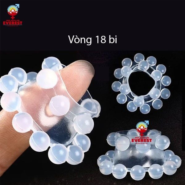  Vòng bi đeo dương vật silicon chống xuất tinh sớm nhiều loại 