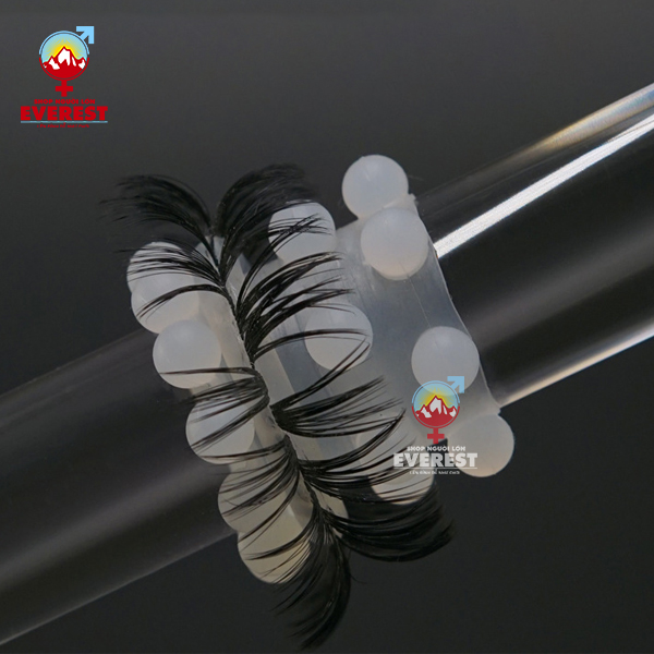  Vòng bi đeo dương vật silicon mắt cừu chống xuất tinh sớm 