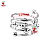  Vòng đeo cu inox Alexandra có bi tăng khoái cảm [5 size] 