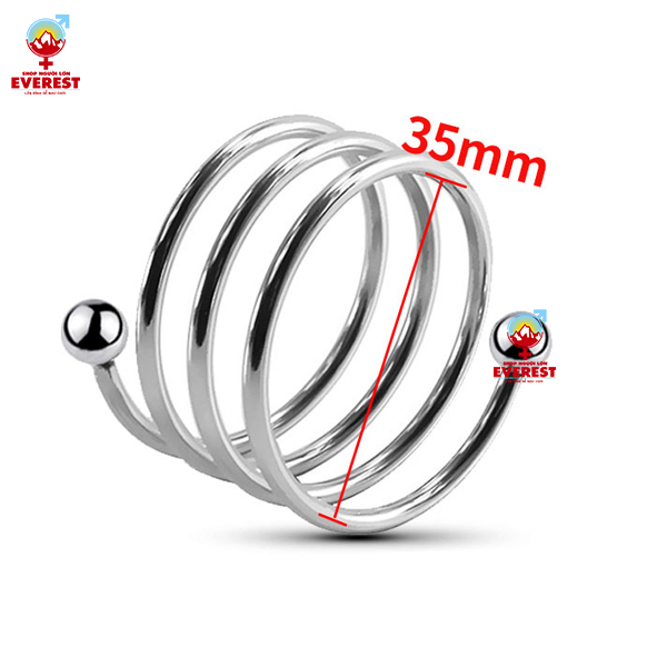  Vòng đeo cu inox Alexandra không bi tăng khoái cảm [5 size] 