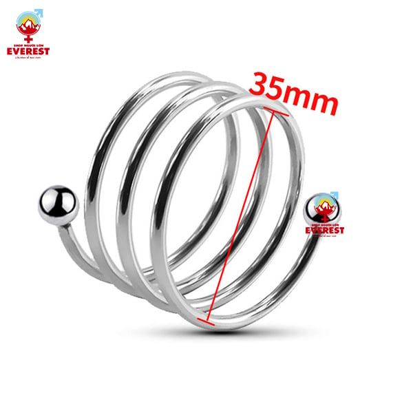  Vòng đeo cu inox Alexandra không bi tăng khoái cảm [5 size] 