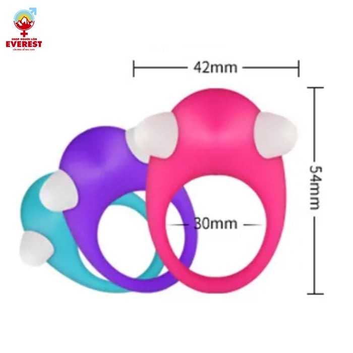  Vòng rung đa chức năng chống xuất tinh sớm loại trơn 