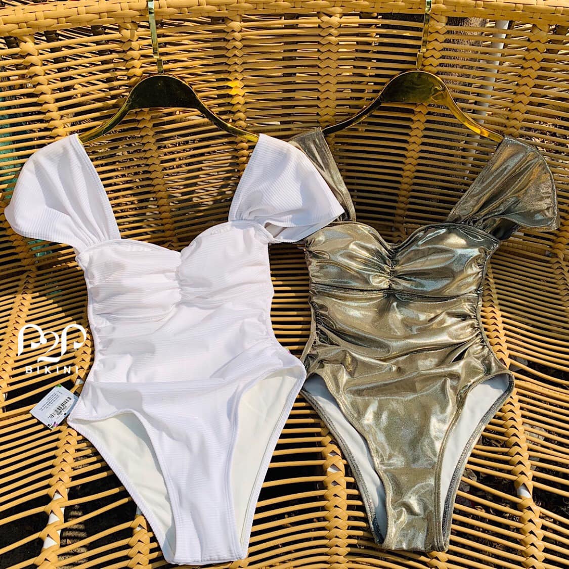 Monokini tay ngắn nhiều màu