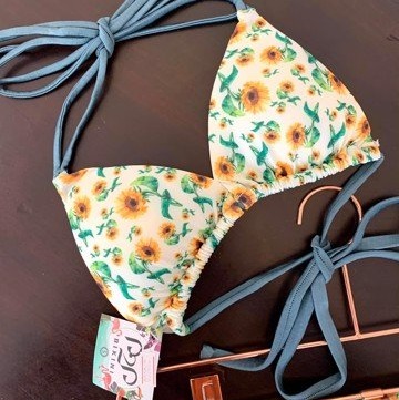 Bikini 2 mảnh cột dây hoa nhí