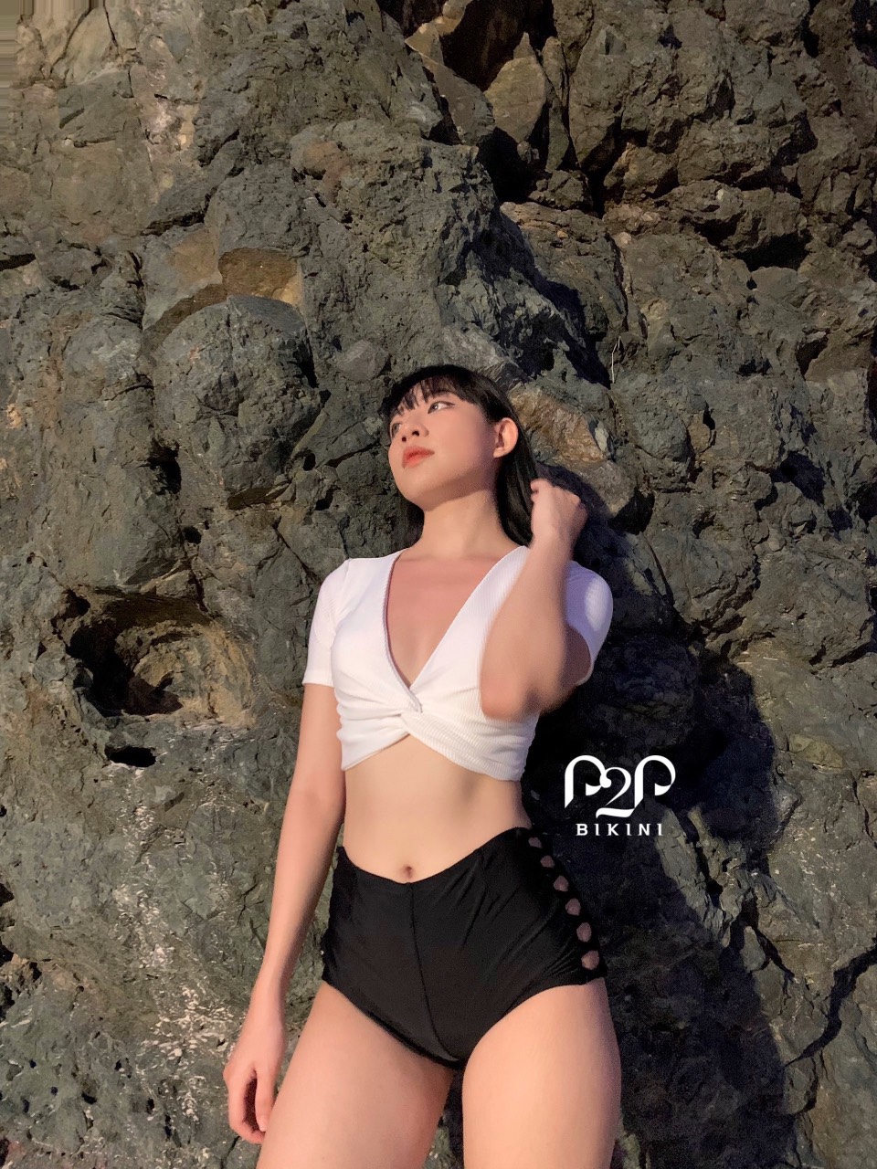 NEW ARRIVAL Đồ bơi nữ mix & match tay ngắn croptop