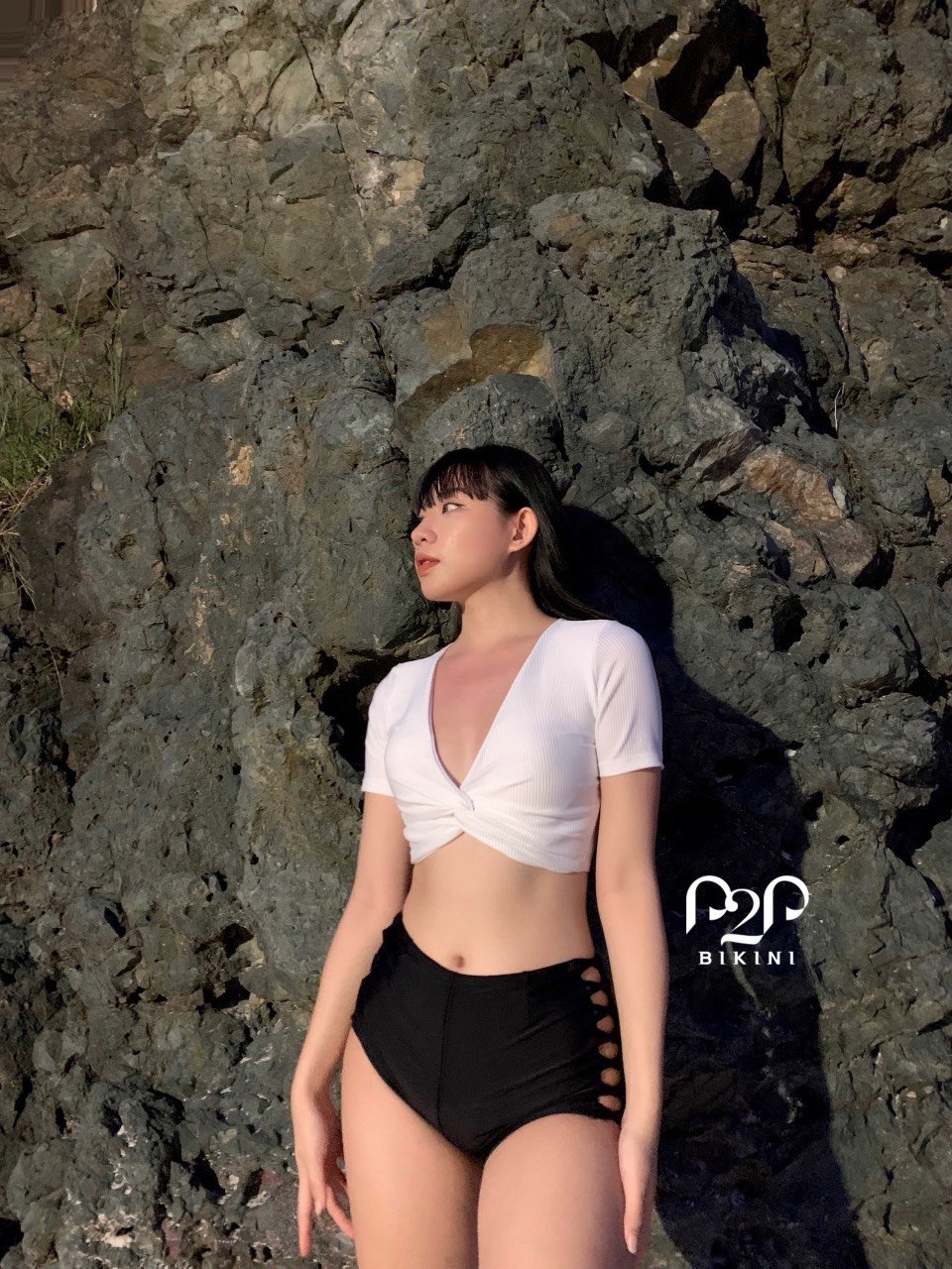 NEW ARRIVAL Đồ bơi nữ mix & match tay ngắn croptop