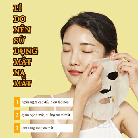 Mặt nạ mắt với miếng Magie Eye Zone LAPNPEOPLE loại bỏ quầng thâm chống nếp nhăn