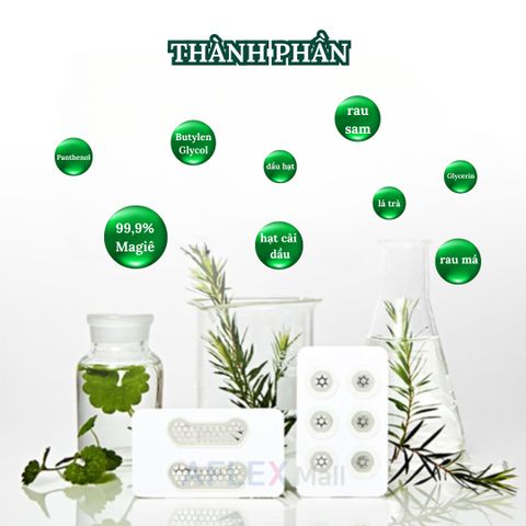  Miếng dán mụn kèm mặt nạ với miếng Magie thần kỳ LAPNPEOPLE tái tạo làm dịu da 