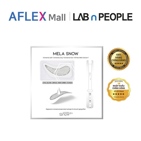 Mặt nạ dưỡng trắng da giảm thâm nám với miếng Magie thần kỳ Mela Snow LAPNPEOPLE