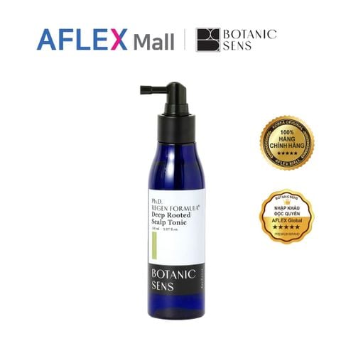 Tinh chất xịt kích thích mọc tóc, dưỡng tóc chuyên sâu và ngăn rụng tóc BOTANICSENS Ph.D REGEN FORMULA Deep Rooted Scalp Tonic