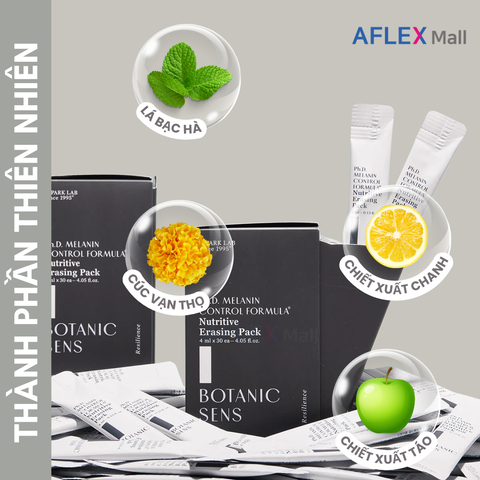  Mặt nạ dưỡng trắng da mờ thâm nám BOTANICSENS Nutritive Erasing Pack 