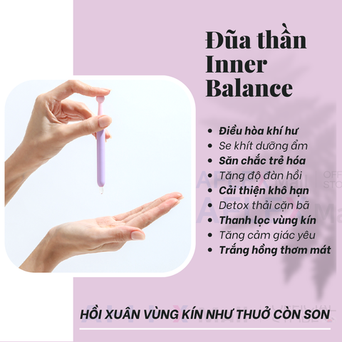  Đũa thần Jilgyungyi Inner Balance detox, làm hồng và se khít vùng kín, dưỡng ẩm, săn chắc, trẻ hoá vùng kín 2g X 3 ống 