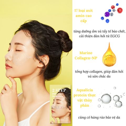 Mặt nạ thu nhỏ lỗ chân lông với miếng Magie Pore Care Sky Patch LAPNPEOPLE