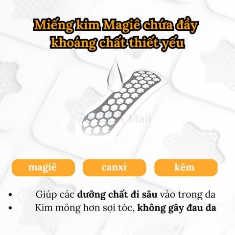 Mặt nạ mắt với miếng Magie Eye Zone LAPNPEOPLE loại bỏ quầng thâm chống nếp nhăn