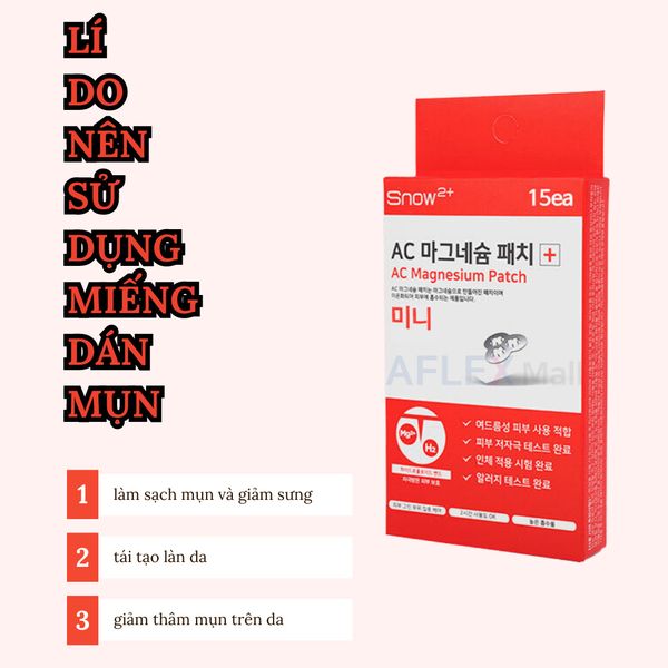 Miếng dán mụn với miếng Magie thần kỳ LAPNPEOPLE tái tạo chăm sóc da 15 miếng