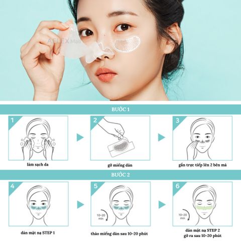 Mặt nạ thu nhỏ lỗ chân lông với miếng Magie Pore Care Sky Patch LAPNPEOPLE