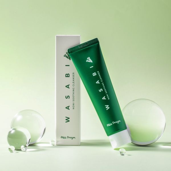 Sữa rửa mặt Miss Dragon - Sữa rửa mặt làm dịu da Wasabi chiết xuất trái nhàu - Wasabi Noni Soothing Cleanser (100 ml)