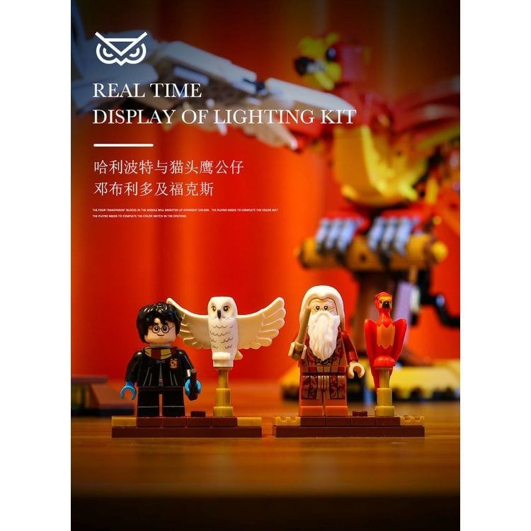  Mô Hình Nhựa 3D Lắp Ráp Harry Potter Phượng Hoàng Lửa Fawkes 86394 (597 mảnh) - LG0070 