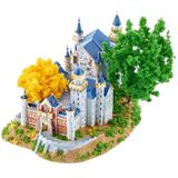  Mô Hình Kim Loại 3D Lắp Ráp Iron Star Lâu Đài Cổ Tích (186 mảnh, Neuschwanstein Castle) J52223 - MP1071 