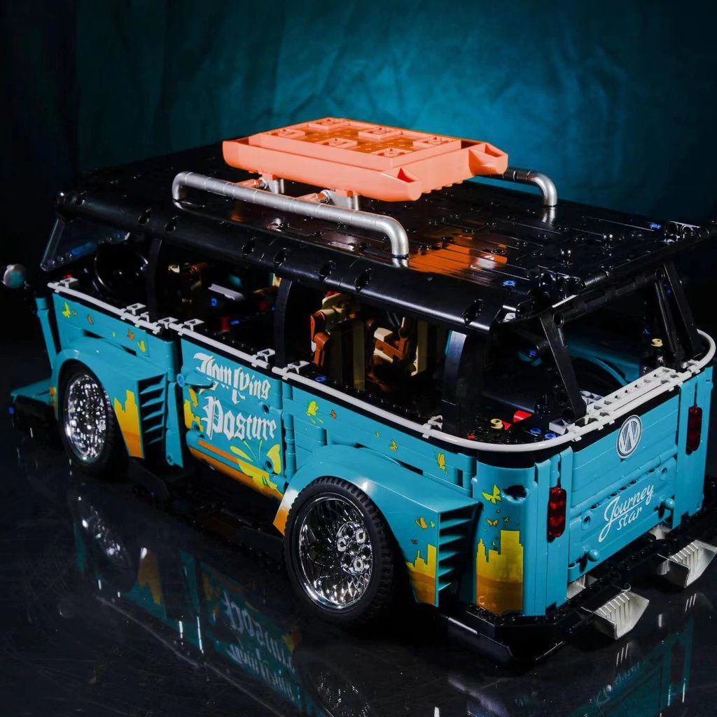  Mô Hình Nhựa 3D Lắp Ráp Kbox Xe Picnic Volkswagen T1 1:10 (2550 mảnh) 10510 – LG0041 