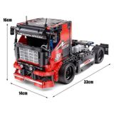  Mô Hình Nhựa 3D Lắp Ráp MOULD KING Xe Đầu Kéo 15002 (570 mảnh, Racing Truck) - LG0027 