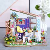  Mô Hình Gỗ 3D Lắp Ráp ROBOTIME DIY Dollhouse Nhà Tí Hon (340, mảnh Lily's Porch) DG11 - WP155 