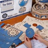  Mô Hình Gỗ 3D Lắp Ráp ROBOTIME ROKR Quả Địa Cầu Lớn (567 mảnh, The Huge Globe) ST002 – WP239 