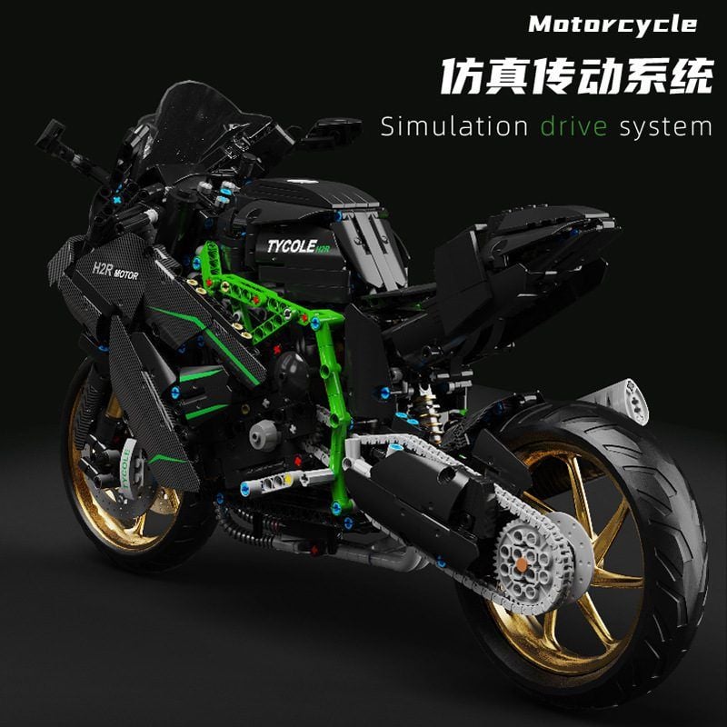 Mô hình xe mô tô Kawasaki H2R tỉ lệ 112 hãng Maisto #15 Mô hình xe mô tô Kawasaki H2R tỉ lệ 112 hãng Maisto
