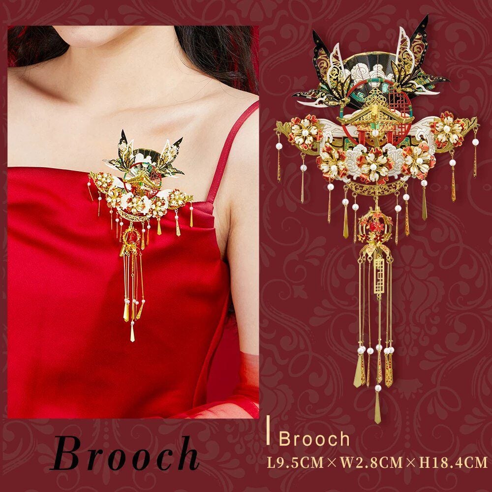  Mô Hình Kim Loại 3D Lắp Ráp Piececool Trang Sức Hoàng Cung (852 mảnh, Jewelry of the Imperial Palace) P244-GR, P245-GR - MP1131 