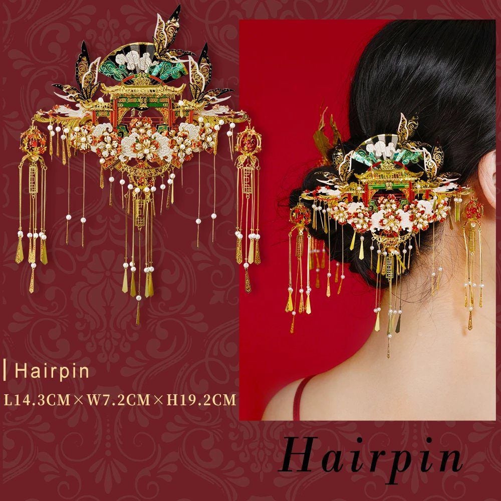  Mô Hình Kim Loại 3D Lắp Ráp Piececool Trang Sức Hoàng Cung (852 mảnh, Jewelry of the Imperial Palace) P244-GR, P245-GR - MP1131 