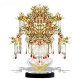  Mô Hình Kim Loại Lắp Ráp 3D Piececool Mão Cửu Long Cửu Phượng (519 mảnh, Nine Dragons Nine Phoenixes) P302-GB - MP1197 