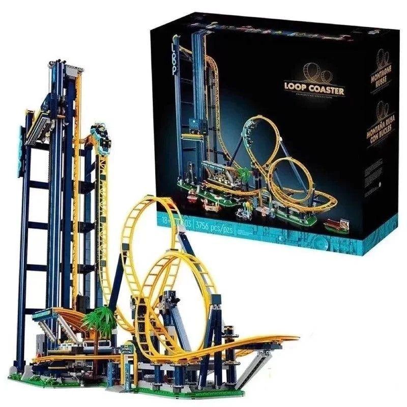  Mô Hình Nhựa 3D Lắp Ráp OEM Tàu Lượn Siêu Tốc Loop Coaster (3756 mảnh, Roller Coaster) 13003- LG0139 