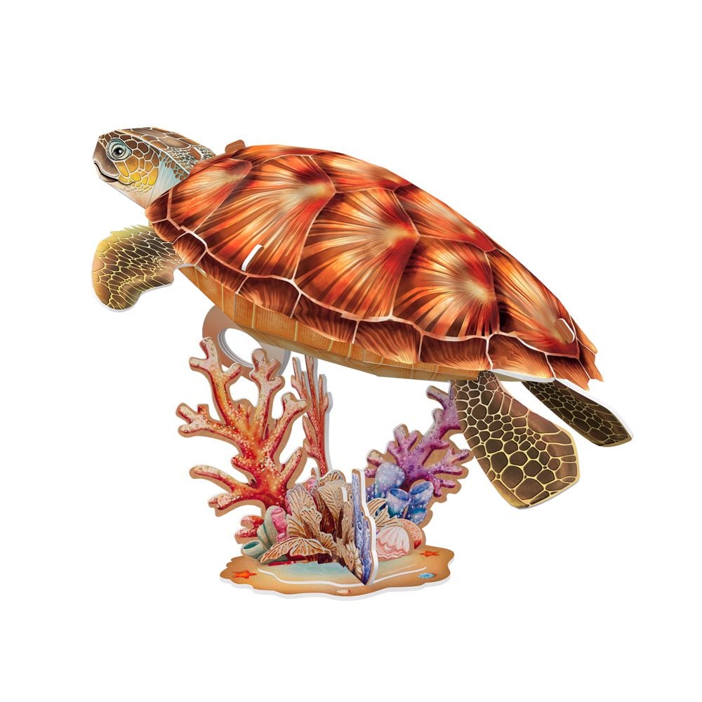  Mô Hình Giấy 3D Lắp Ráp CubicFun Con Rùa Biển (31 mảnh, Sea Turle) DS1080h - PP002 