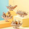  Mô Hình Gỗ 3D Lắp Ráp ROBOTIME Thuyền Buồm (188 mảnh, The Sailing Ship) TG305 - WP138 