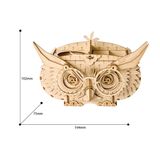  Mô Hình Gỗ 3D Lắp Ráp ROBOTIME Hộp Đựng Bút Con Cú Owl Box TG405 – WP111 