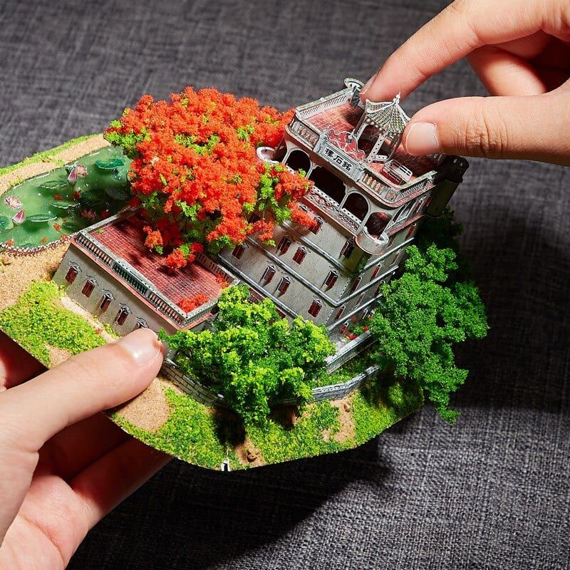 Mô Hình Kim Loại Lắp Ráp 3D Metal Works Chấn Thành Lâu Zhencheng Build   ArtPuzzlevn