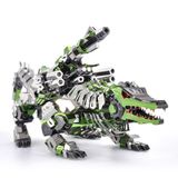  Mô Hình Kim Loại Lắp Ráp 3D Microworld Cá Sấu Chiến Đấu (295 mảnh, Maesh Gavial) D008 - MP825 