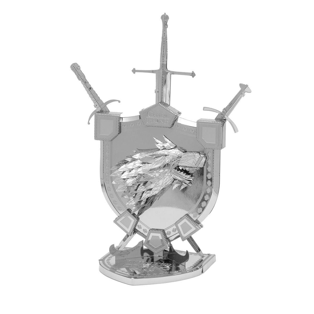  Mô Hình Kim Loại Lắp Ráp 3D Metal Head Game of Thrones Gia Huy Nhà Stark Sigil (30 mảnh) – MP916 