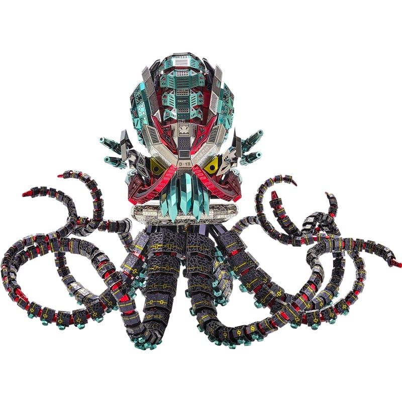 Mô Hình Kim Loại 3D Lắp Ráp Microworld Bạch Tuộc Bóng Tối (971 mảnh, Octopus Devil) D018 - MP1038 