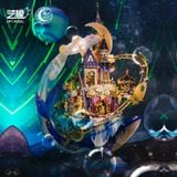  Mô Hình Kim Loại 3D Lắp Ráp MU Công Viên Giải Trí Starlit (236 mảnh, Đế Mica Màu, Amusement Park) YM-N122 - MP1045 