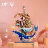  Mô Hình Kim Loại 3D Lắp Ráp MU Công Viên Giải Trí Starlit (236 mảnh, Đế Mica Màu, Amusement Park) YM-N122 - MP1045 