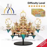  Mô Hình Kim Loại 3D Lắp Ráp Piececool Lăng Tiêu Bảo Điện (782 mảnh, Lingxiao Palace) P225-WG – MP1126 