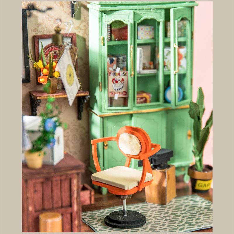  Mô Hình Gỗ 3D Lắp Ráp ROBOTIME DIY Dollhouse Nhà Tí Hon (150 mảnh, Jimmy's Studio) DGM07 - WP151 