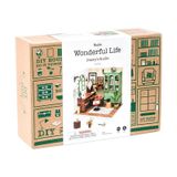  Mô Hình Gỗ 3D Lắp Ráp ROBOTIME DIY Dollhouse Nhà Tí Hon (150 mảnh, Jimmy's Studio) DGM07 - WP151 
