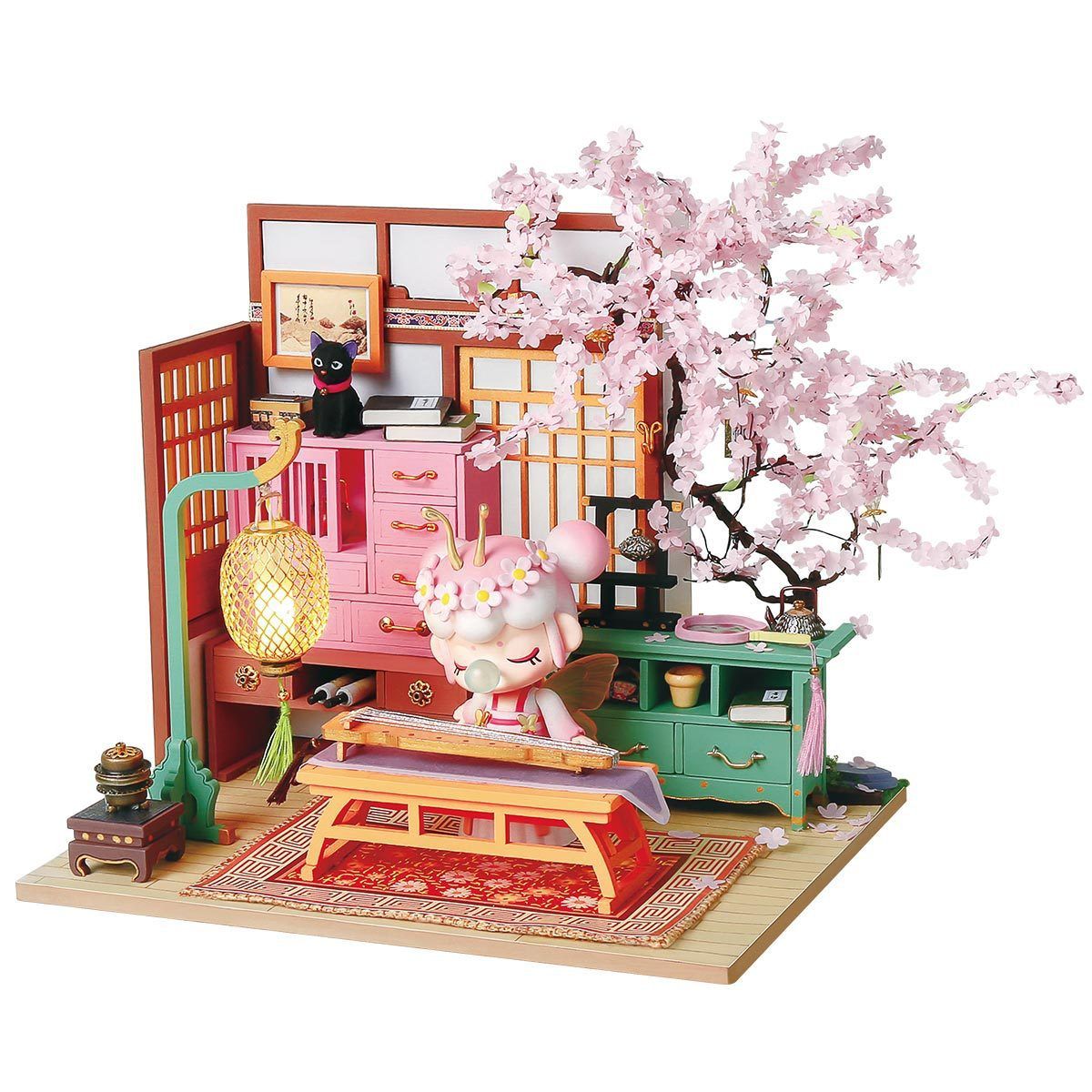  Mô Hình Gỗ 3D Lắp Ráp ROBOTIME Rolife Nhà Tí Hon (130 mảnh, Nancy's Sakura Pavilion) SN999 - WP233 